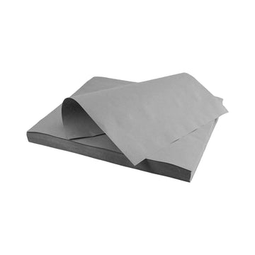 Tovaglietta americana mostrata impilata color grigio